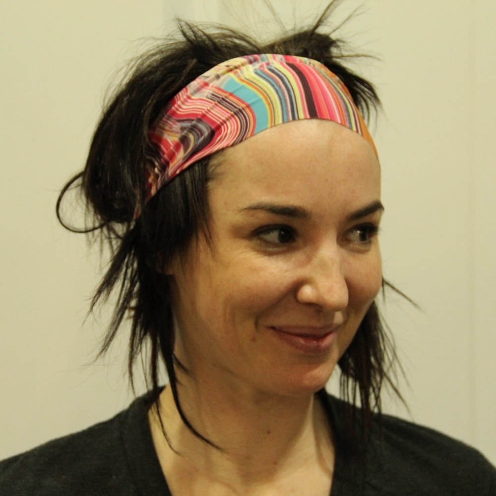 Violet Love swirl headband